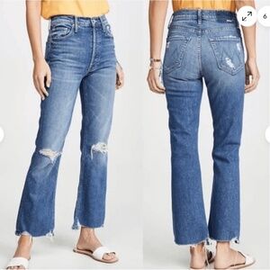 MOTHER SUPERIOR The Tripper Chew Denim Jeans In Cryin' Cowboys Wash